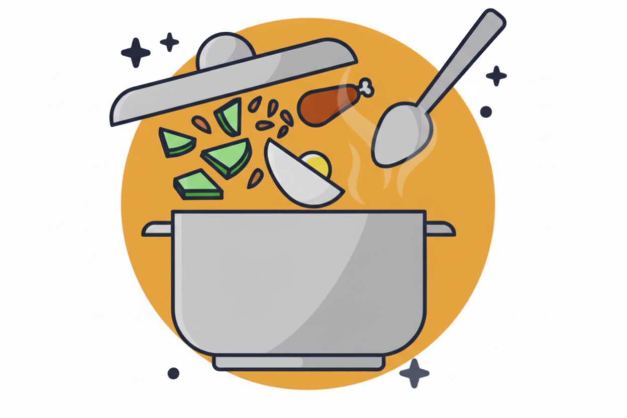 Stylish kitchen setup